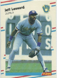1988 Fleer Update Baseball Cards       039      Jeff Leonard